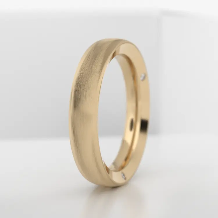 Обручальное женское кольцо из желтого золота 585 пробы (714L)