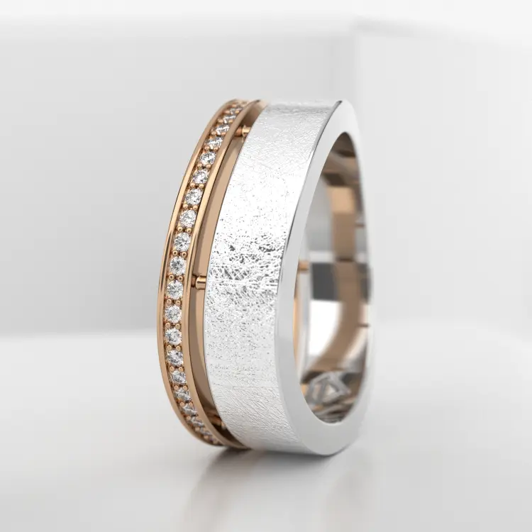 Обручальное женское кольцо из желтого золота 585 пробы (731L)