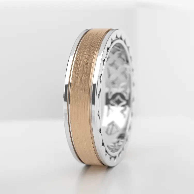 Обручальное женское кольцо из желтого золота 585 пробы (735L)