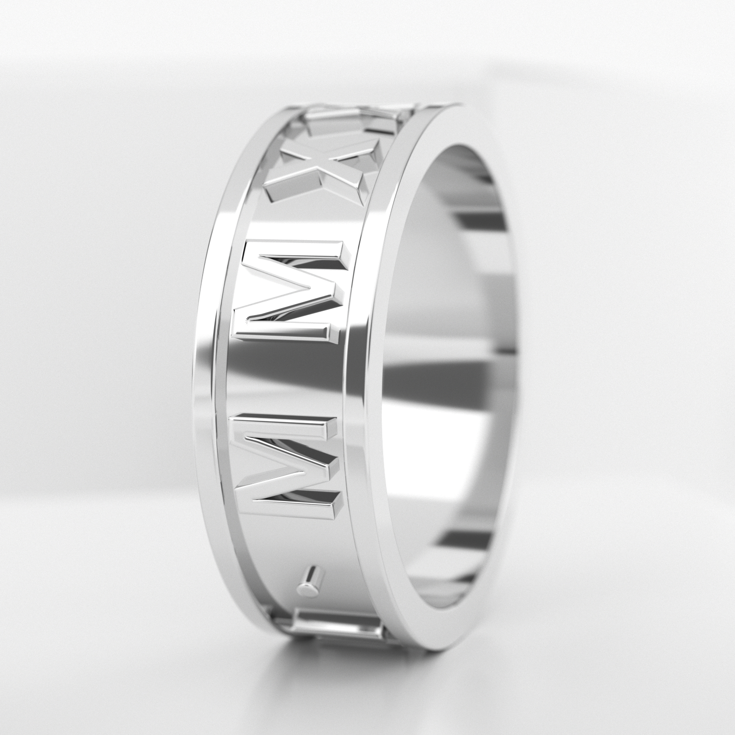Обручальное мужское кольцо (722M)