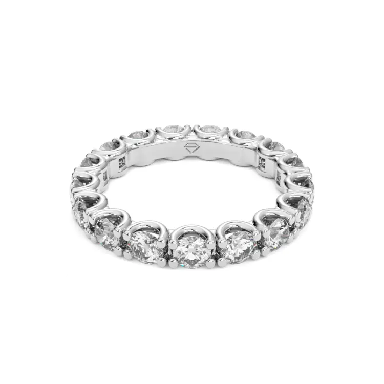 Одиночные обручальные кольца из платины (3013)