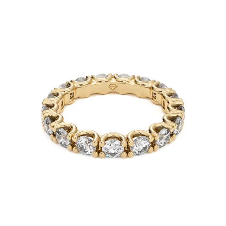 Одиночные обручальные кольца из желтого золота 585 пробы (3013)