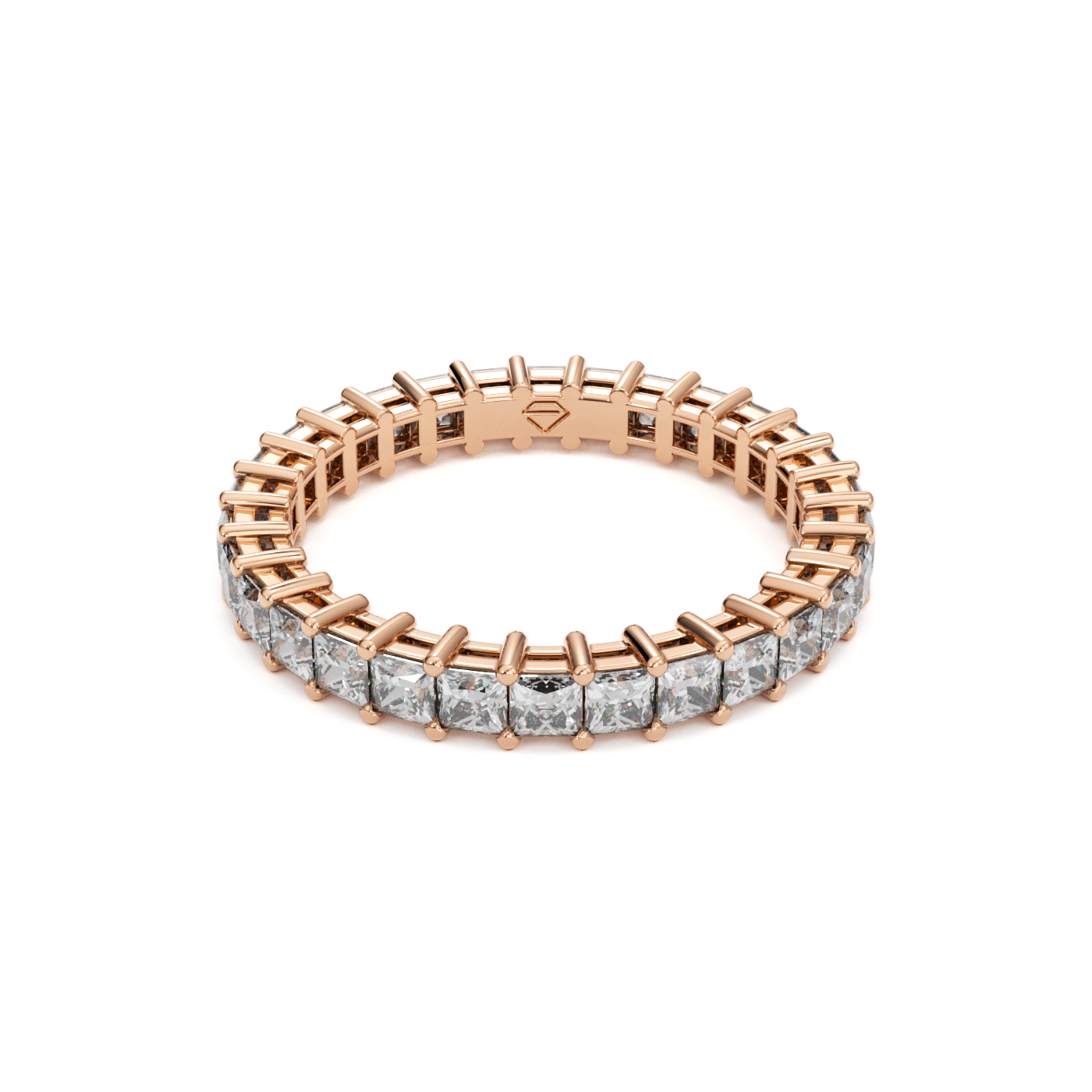 Одиночные обручальные кольца из розового золота 585 пробы (3015)