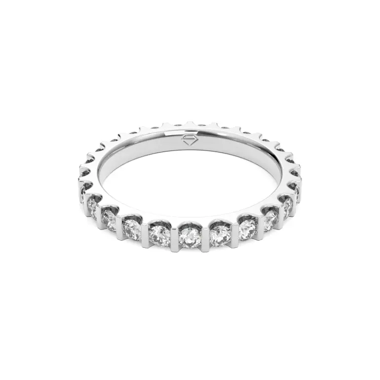 Одиночные обручальные кольца из платины (3021)